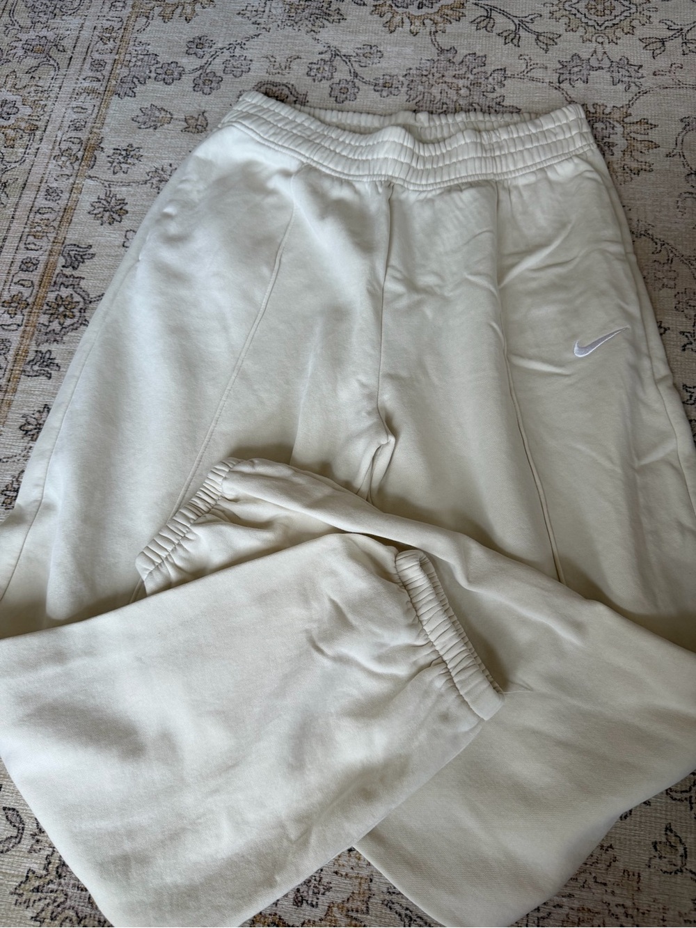 Nike Women’s Cream Sweatpants - Soft Fleece Joggers